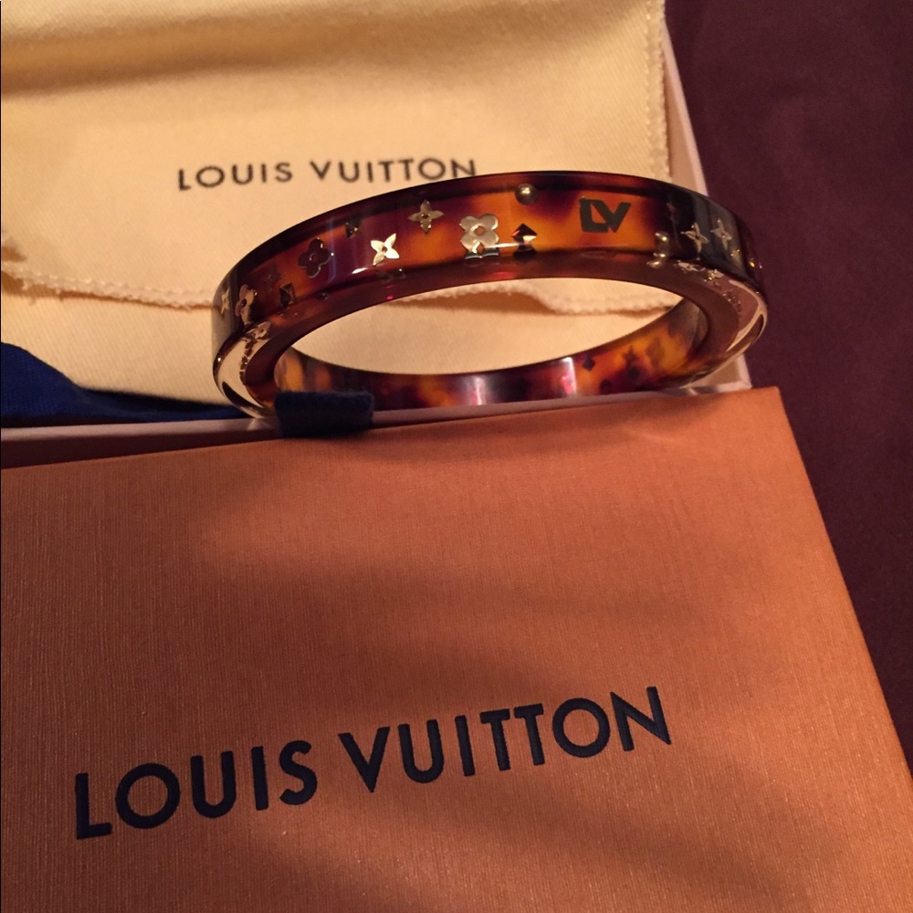 Authentic Louis Vuitton Tortoise Bangle Bracelet